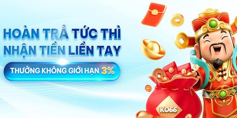 Khuyến mãi KO66 hấp dẫn với hoàn trả tỷ lệ cực cao